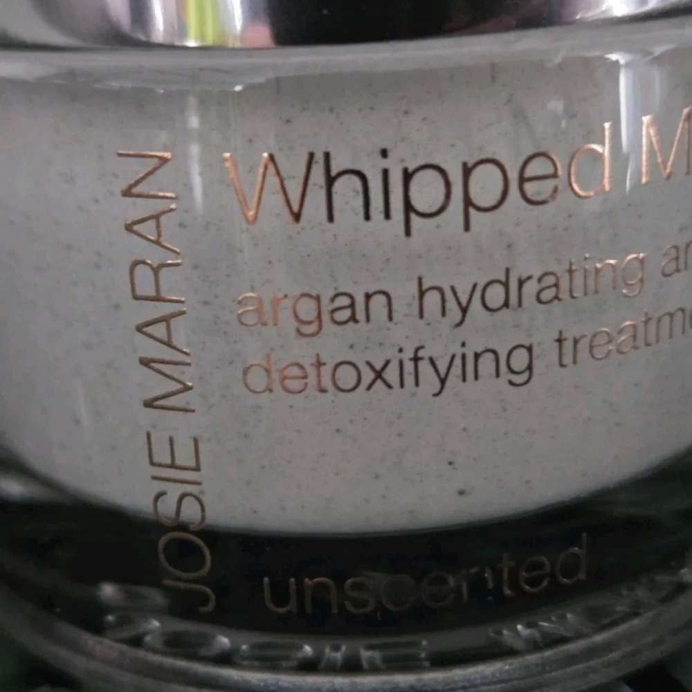 NEW SEALED Josie Maran Whipped Argan Mud Mask Unscented 1.7oz